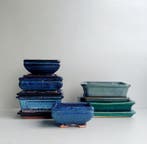 Plateau (11) - Faïence, Terre cuite - Ensemble de bols pour, Antiquités & Art