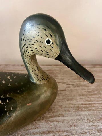 Hand Carved - 1930’s - France - W42cm - Lokeend - Duck Decoy