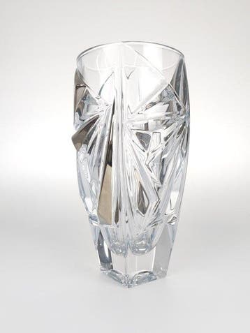Bohemia Crystal - Vaas - Prinses - Kristal, platina - Geen, Antiek en Kunst