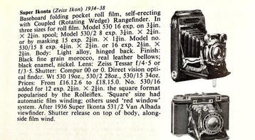 Zeiss Ikon Super Ikonta 530/2 Appareil photo 120/moyen, TV, Hi-fi & Vidéo