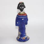 Figurine - Kutani Imari Geisha with love poem - Porcelaine