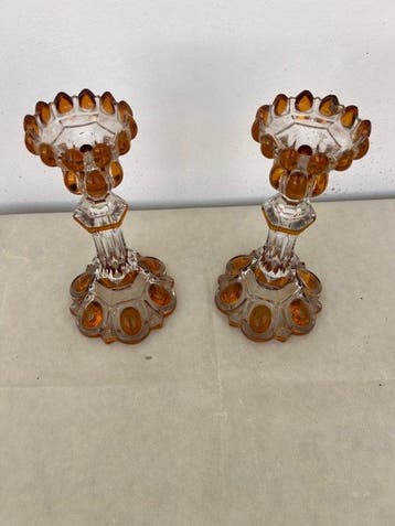 Baccarat - Kaarsenhouder Harcourt-model (2) - Kristal - Paar