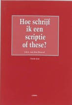 Hoe schrijf ik een scriptie of these ? 9789059313293, Verzenden, Gelezen, J.H.J. van den Heuvel