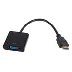 VGA naar HDMI Kabel - 1080p Full HD High Speed Zwart, Verzenden, Nieuw