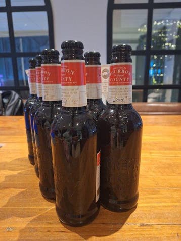 Goose Island - Koffie Barley Wine 2018 - 1 pint - 8 flessen, Nieuw