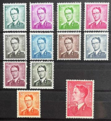 België 1958/1959 - Volledige jaargangen met uitgifte, Postzegels en Munten, Gestempeld