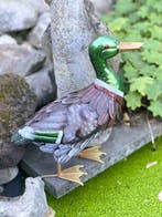 Sculpture, Decoratieve eend - 31.5 cm - Fer, Antiek en Kunst