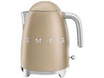 SMEG -  Waterkoker Jaren 50 Matt Champagne, Elektronische apparatuur, Waterkokers, 1 tot 2 liter, Verzenden, Nieuw