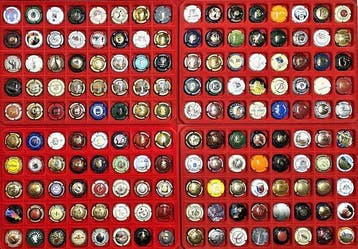 Collection de capsules de champagne - Gros Lot de Capsules