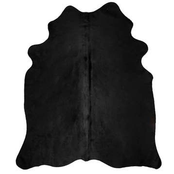 Runderhuid 150x170cm Zwart | Retour Deal | -35% korting!, Maison & Meubles, Verzenden