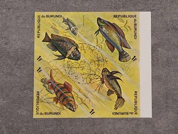 Burundi - 1974 n° 615/638 + PA319/342 ongetand volledige, Postzegels en Munten, Gestempeld
