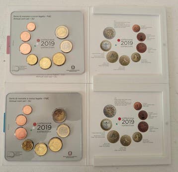 Italië. Year Set (BU) 2019 Collezione Bambino e Bambina (2