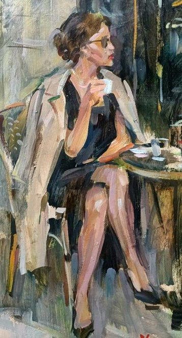 Vincent Igor Ilinskiy (XX-XXI) - Waiting at the Café –
