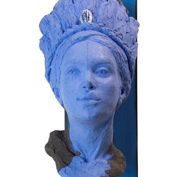 Francioni Mastromarino (1978) - Coppia di sculture blu da