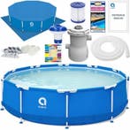 Opzetzwembad 366x76cm Complete Set | Tweede kansje | OP = OP, Verzenden, Minder dan 80 cm, Rond, 300 cm of meer