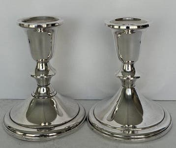 towle - Kaarsenhouder zilveren kandelaars (2) - .925 zilver