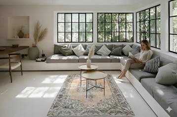 Classique vintage - Tapis - 210 cm - 110 cm - avec, Maison & Meubles, Ameublement | Tapis & Moquettes