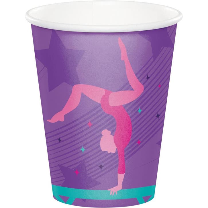 Bekers Gymnastic 256ml 8st, Hobby & Loisirs créatifs, Articles de fête, Envoi