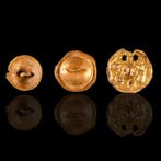 Oud-Romeins Paar gouden appliques (Zonder minimumprijs), Antiquités & Art