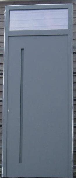 pvc voordeur ,buitendeur , deur 105 x 260 bazaltgrijs 7012, Ophalen of Verzenden, Buitendeur