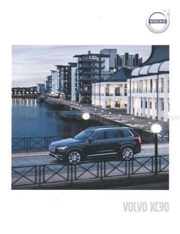 2017 VOLVO XC90 BROCHURE NEDERLANDS, Nieuw