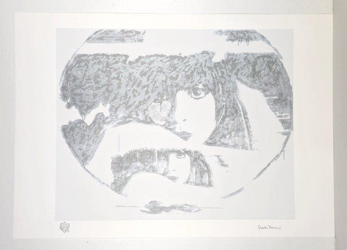Giosetta Fioroni (1932) - Doppio Liberty Silver, Antiek en Kunst, Antiek | Overige Antiek