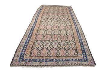 Anatolische kelim antiek van wol - Vloerkleed - 396 cm - 165, Huis en Inrichting, Nieuw