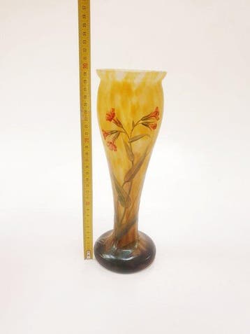 Mado Nancy Daum - Vase - Grande taille - Piédouche - Fleurs