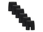 Veiling - Mario Russo 6-Pack Long Fit Boxers Zwart - M