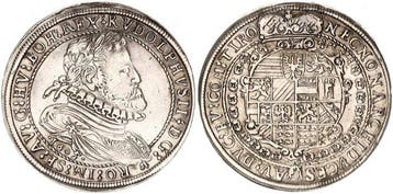 Oostenrijk, Hall. Rudolf II. 1576-1612. 1/4 Reichstaler 1605