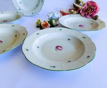 Herend - Assiette (5) - Herend – Vienna Rose Pattern – Deep