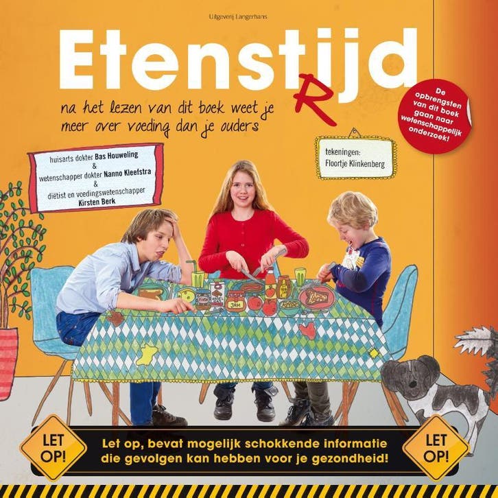 Etenstijd 9789082491418 Houweling Bas, Livres, Livres pour enfants | Jeunesse | 10 à 12 ans, Envoi