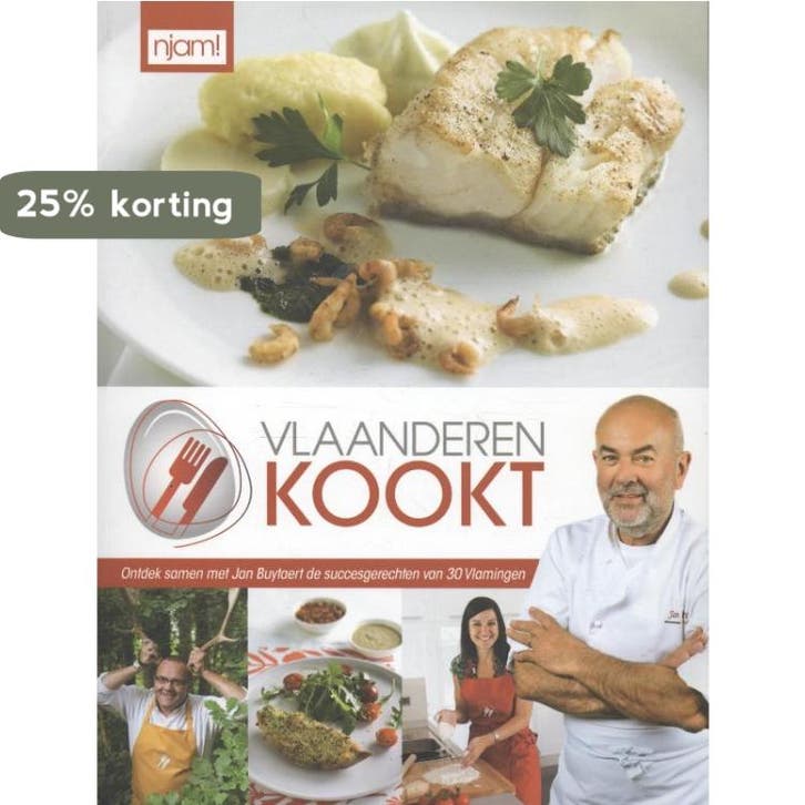 Vlaanderen kookt! / Njam! 9789059166936, Boeken, Kookboeken, Zo goed als nieuw, Verzenden