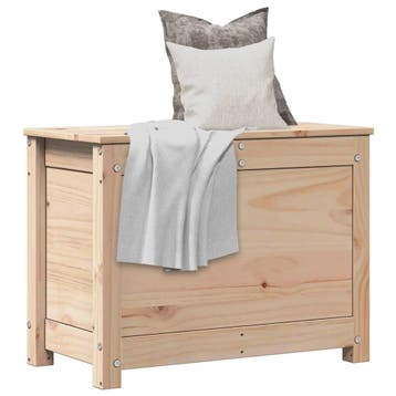 vidaXL Opbergbox 60x32x45,5 cm massief grenenhout, Verzenden, Nieuw