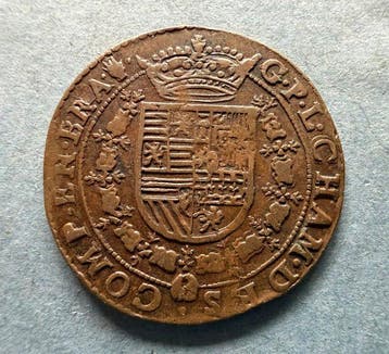 Spaanse Nederlanden. Jeton 1612 Antwerpen  Wijsheid der