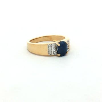 Sans prix de réserve - Bague Argent - 1.06ct. tw. Saphir -, Nieuw