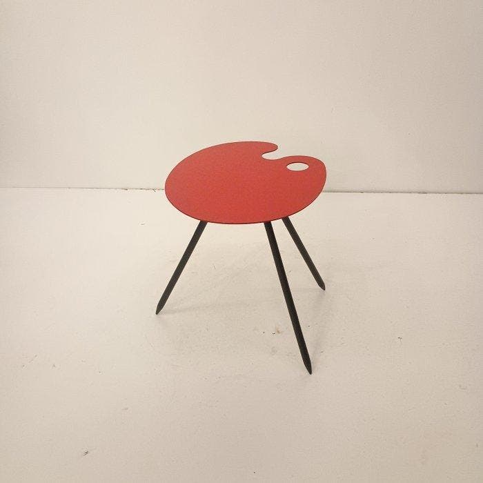 Bois Manu - Lucien De Roeck - Bijzettafel - palette pic-nic, Antiquités & Art, Antiquités | Meubles | Chaises & Canapés