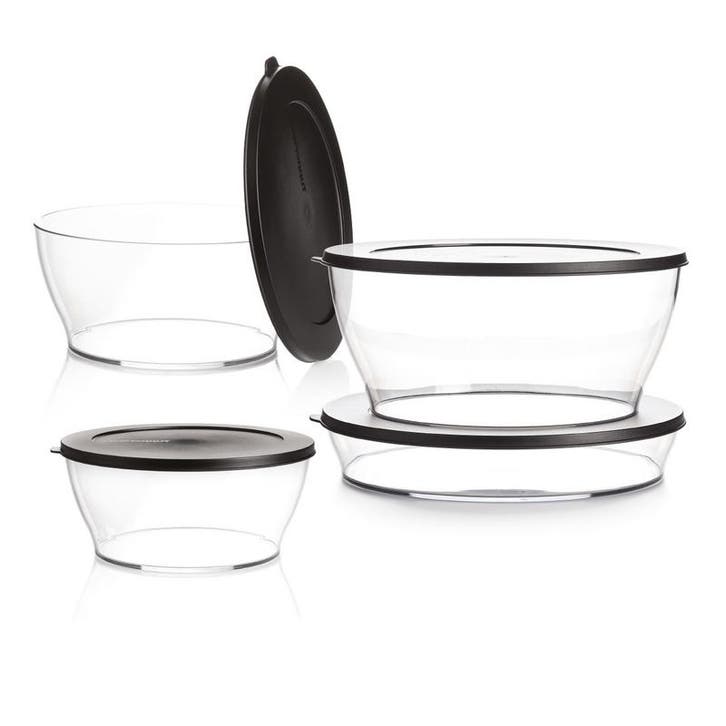 Tupperware Clear Kommen Set Eco, Maison & Meubles, Cuisine| Tupperware, Envoi