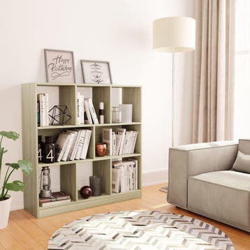 vidaXL Boekenkast 97,5x29,5x100 cm bewerkt hout sonoma, Verzenden