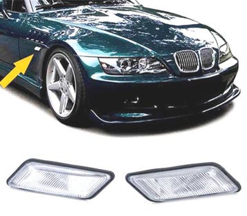 CLIGNOTANTS LATÉRAUX BMW Z3 96-02 BLANC, Verzenden