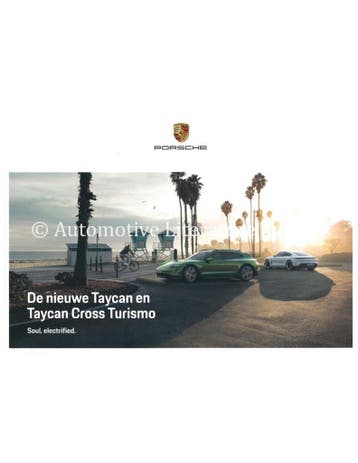 2021 PORSCHE TAYCAN & TAYCAN CROSS TURISMO BROCHURE NEDERL.., Ophalen of Verzenden, Nieuw