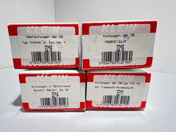 Klein Modellbahn H0 - 3211/3214/3216/3218 - Ensemble de