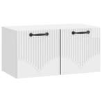 vidaXL Wandmontage TV-kast Hoogglans Wit 59,5 x 31 x 30 cm, Verzenden, Nieuw