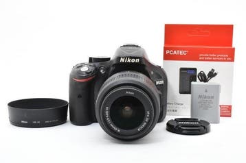 Nikon D5200 + AF-S 18-55 VR Appareil photo numérique, Nieuw
