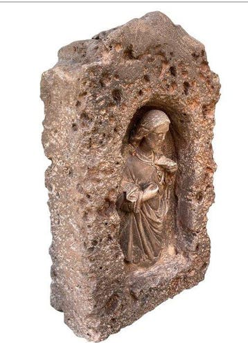 sculptuur, Cappella calcarea gesù - 41 cm - betreden