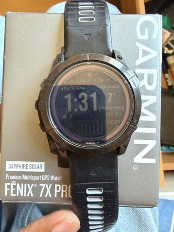 Garmin - FENIX 7X PRO SAPHIRE SOLAR - Sans prix de réserve -, Nieuw