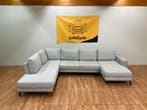 Ruime stijlvolle grijze U-zetel / SofaCycle / Levering, Huis en Inrichting, Ophalen of Verzenden, Nieuw