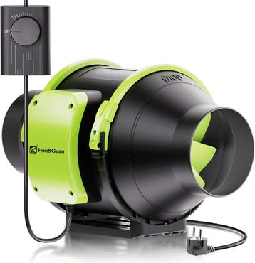 Buisventilator 100mm instelbaar | Retour deal | 34% korting, Verzenden, Zo goed als nieuw, Ventilator en Afzuiger