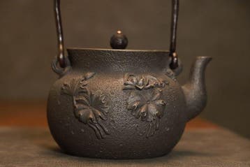 Fluitketel - Gietijzer - Japanse gietijzeren ketel