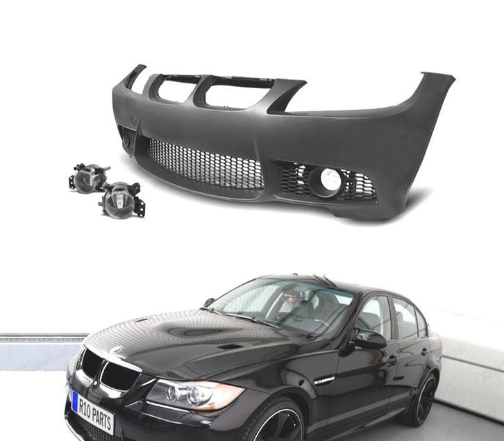 PARE CHOCS BMW E90 E91 05-08 LOOK M3 + ANTIBROUILLARD, Autos : Pièces & Accessoires, Carrosserie & Tôlerie, Envoi